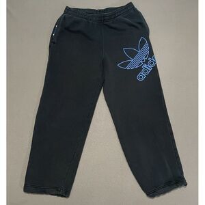 Vintage 90s Trefoil Adidas Sweatpants Straight Baggy Skater Hip Hop Mens‎ Med